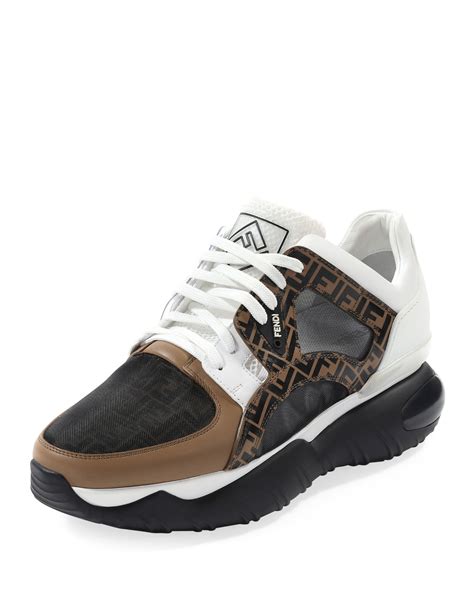 fendi sneakers men's sale|fendi fancy chunky sneakers.